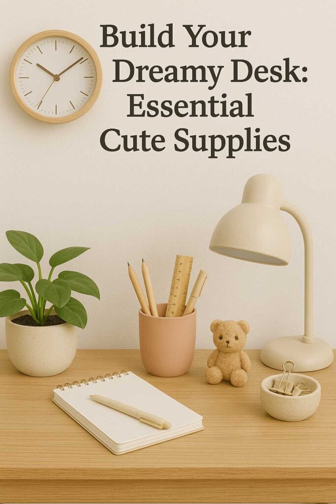 Transform your workspace with cute desk essentials! Find adorable stationery, and decor to create an inspiring and dreamy desk build