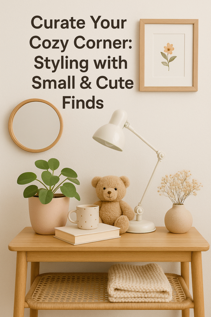Curate Your Cozy Corner: Styling with Small & Cute Finds